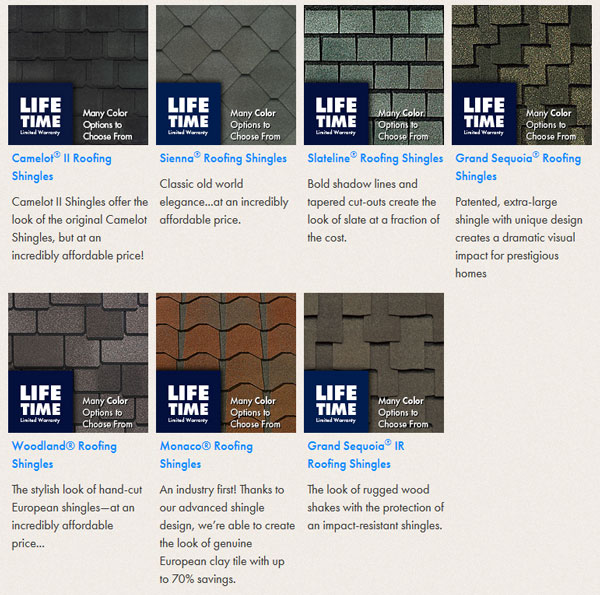Value Collection Designer Roofing Shingles